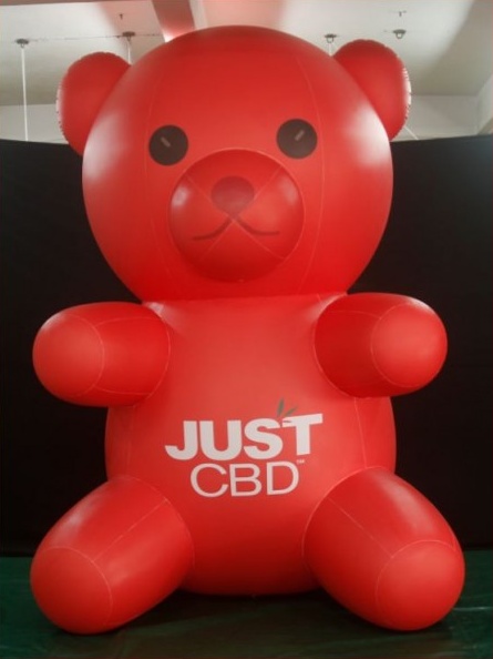 Red Custom Just Cbd Inflatable
