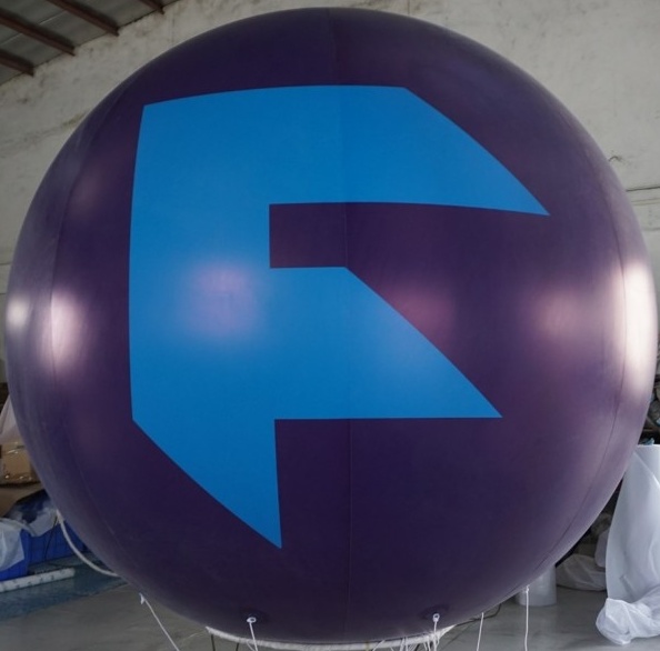 Purple Blue Helium Sphere