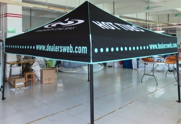 Black Custom Dealersweb Tent