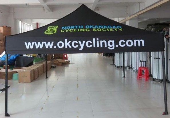 Black Custom Okcycling Tent